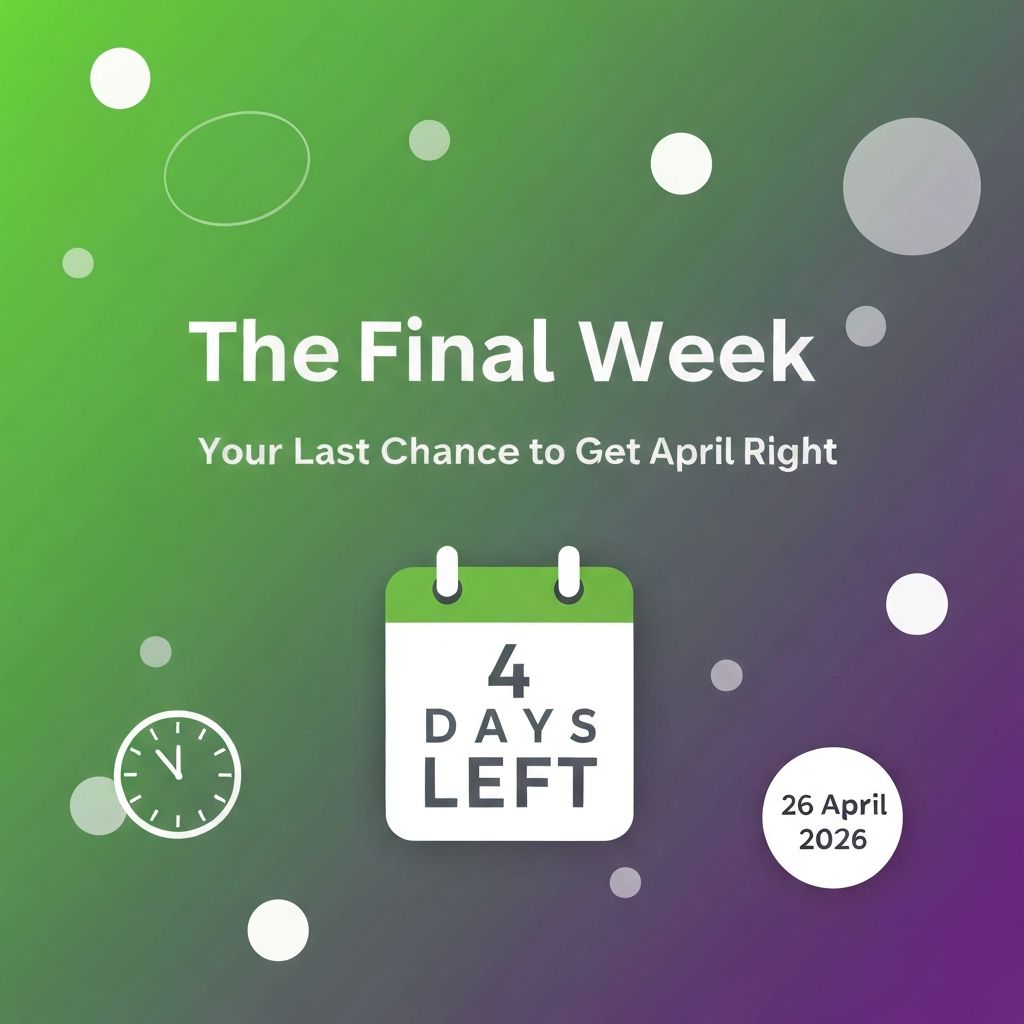 Calendar countdown showing 4 days left with clock and deadline visuals for month-end financial close